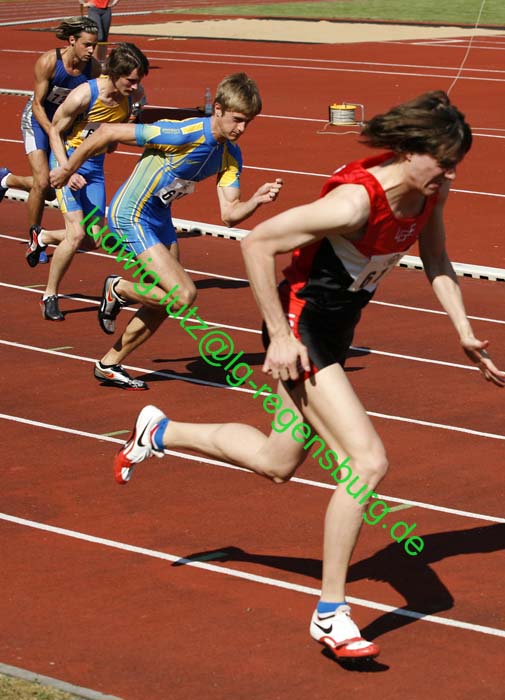 Start 150m Maenner